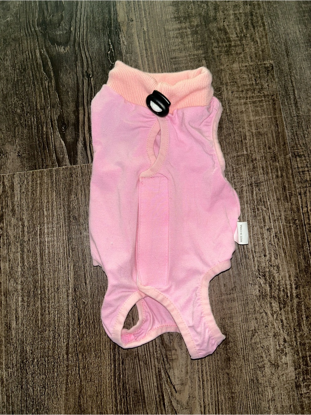 Pink Recovery Cat Onesie - Post-Surgery Comfort suit - size small